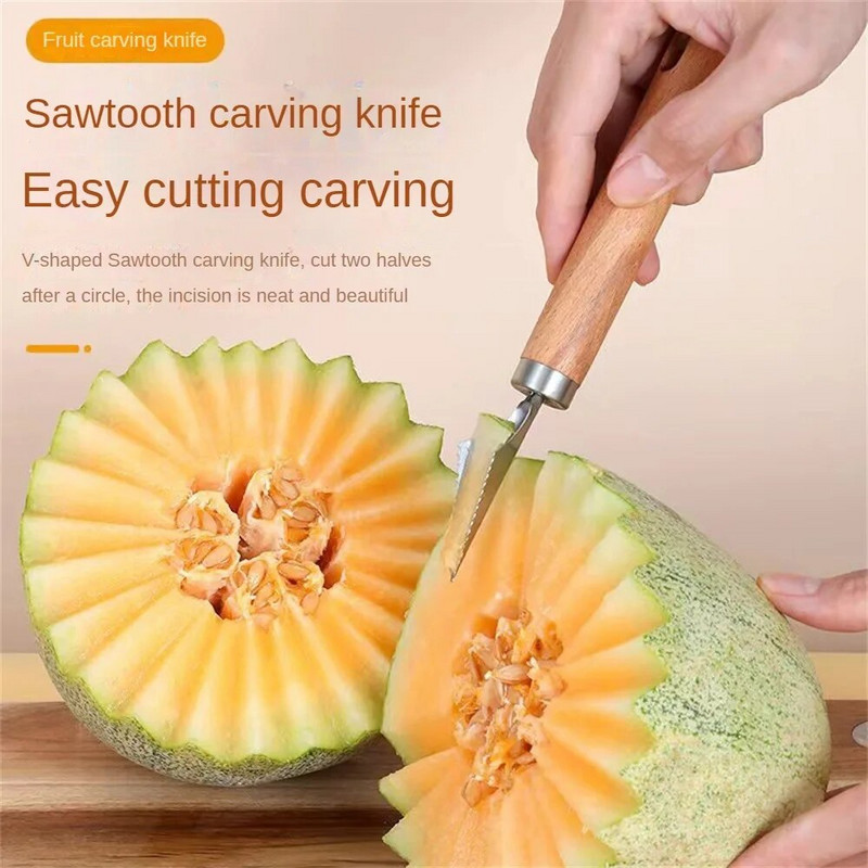 1 vnt Arbūzų ledų kasimo rutulinis šaukštas nerūdijančio plieno arbūzas melionas vaisių drožyba peiliu pjaustytuvu virtuvės prietaisai