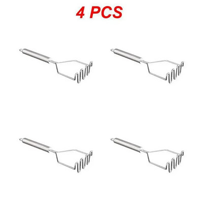 1 ~ 5 bucăți instrument de tăiat pentru zdrobitor de cartofi Concasor pentru presă de cartofi din oțel inoxidabil Ustensile pentru zdrobire de cartofi dulci Pusher pentru piure lat