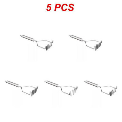 1 ~ 5 bucăți instrument de tăiat pentru zdrobitor de cartofi Concasor pentru presă de cartofi din oțel inoxidabil Ustensile pentru zdrobire de cartofi dulci Pusher pentru piure lat