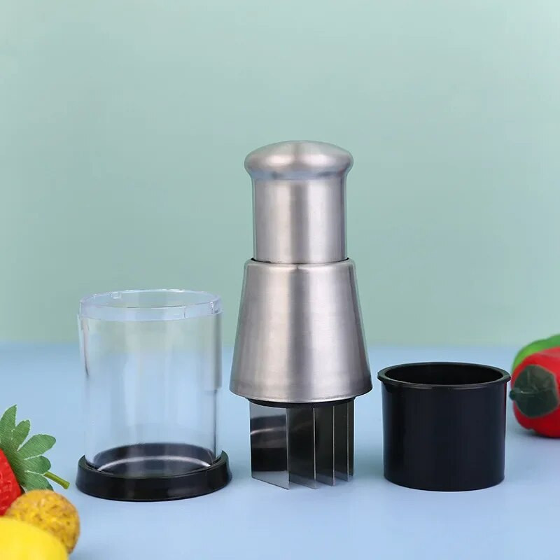 Tocator manual de ceapa Concasor de usturoi Apăsare Tocator de mâncare portabil Mașină de feliat Dicer Mixer Bucătărie Tăiător de legume Unelte de curățat