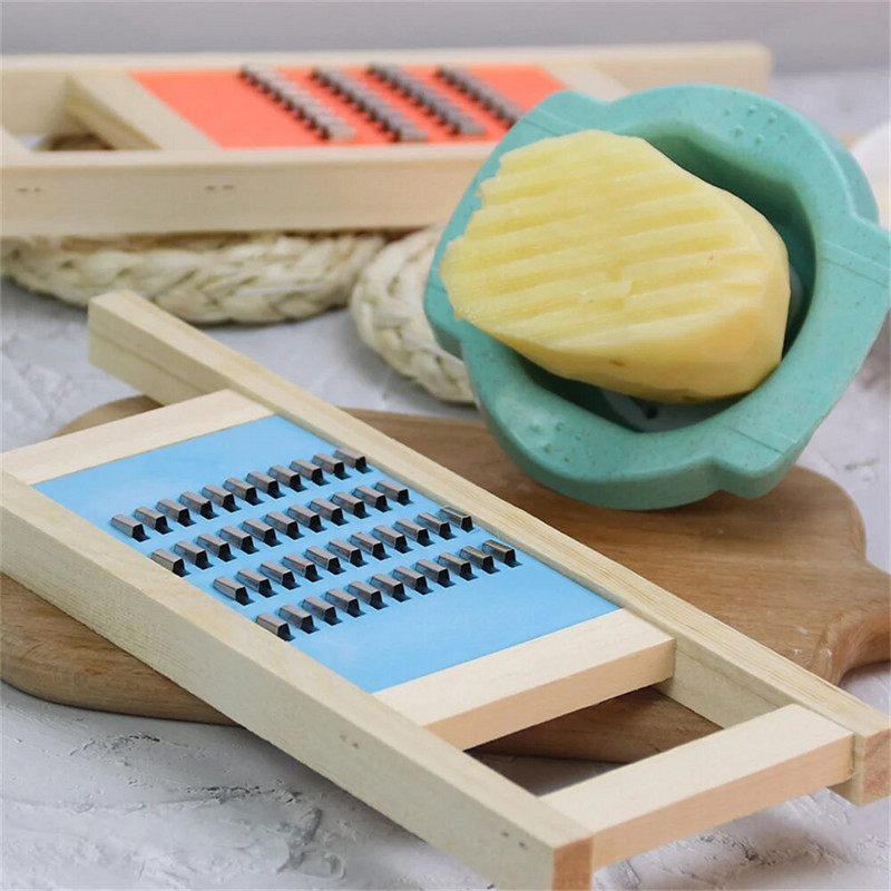 Medinės daržovių trintuvės Bulvių pjaustyklės Buitinės Daržovės Vaisiai Morkų Smulkintuvas Virtuvės Įrankis Smulkintuvas Skustukas Smulkintuvo priedai