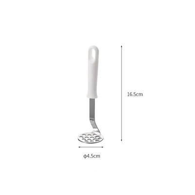 Presă de piure de cartofi din oțel inoxidabil, manuală de uz casnic, alimente pentru copii, mașină de zdrobire de ouă de avocado, unelte de gătit, accesorii și accesorii de bucătărie