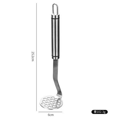 Presă manuală pentru piure de cartofi din oțel inoxidabil Presă manuală pentru usturoi, fructe, legume, presiune manuală, piure pentru sucuri, accesorii de bucătărie