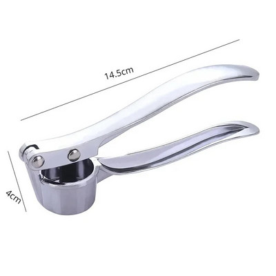 Presă manuală pentru usturoi, clemă multifuncțională de nucă, tamper pentru usturoi, din oțel inoxidabil, pentru curățarea usturoiului de uz casnic, batător, accesorii de bucătărie