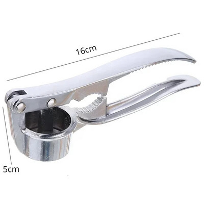 Presă manuală pentru usturoi, clemă multifuncțională de nucă, tamper pentru usturoi, din oțel inoxidabil, pentru curățarea usturoiului de uz casnic, batător, accesorii de bucătărie