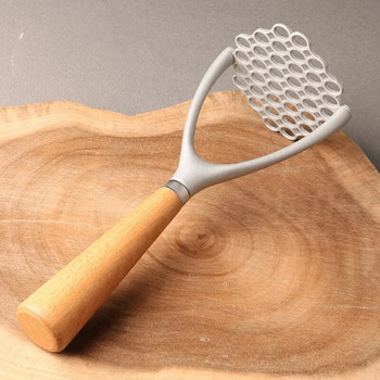 Картофи Кална натиск Дървена дръжка Маша за картофи Ricer Плодове Зеленчуци Инструменти Кухненски джаджи Аксесоари