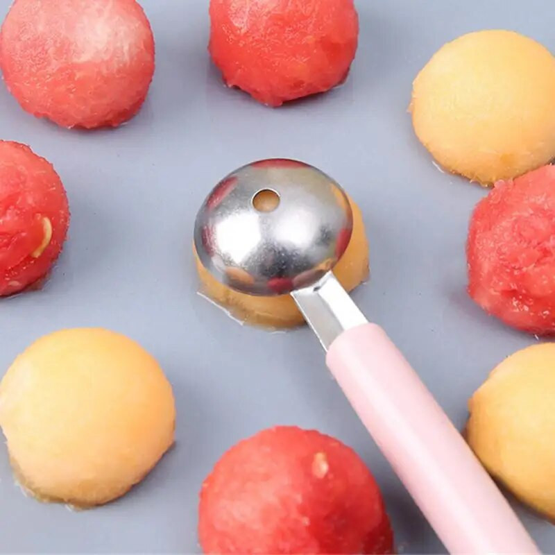 Lingurita pentru inghetata Multifunctional Otel inoxidabil+ Bar de bucatarie Lingura multifunctionala de sapat Usor de curatat 20g Ustensile de bucatarie Durabile