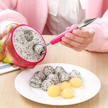 Εργαλεία κουζίνας Παγωτό Dig Ball Scoop Κουτάλι από ανοξείδωτο ατσάλι Καρπούζι μάνγκο Φρούτα σκάλισμα Μαχαίρι DIY Παγωτομηχανή Αρχική