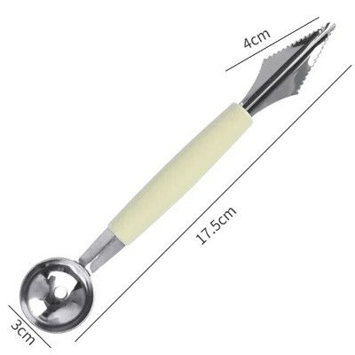 Virtuvės įrankiai Ledų kasimo rutulinis šaukštas nerūdijančio plieno arbūzas mango vaisių drožybos peilis "pasidaryk pats" ledų gaminimo aparatas Pagrindinis puslapis