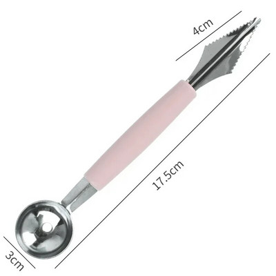 Virtuvės įrankiai Ledų kasimo rutulinis šaukštas nerūdijančio plieno arbūzas mango vaisių drožybos peilis "pasidaryk pats" ledų gaminimo aparatas Pagrindinis puslapis