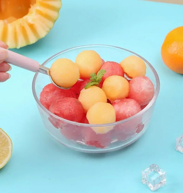 Virtuvės įrankiai Ledų kasimo rutulinis šaukštas nerūdijančio plieno arbūzas mango vaisių drožybos peilis "pasidaryk pats" ledų gaminimo aparatas Pagrindinis puslapis