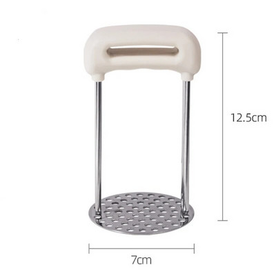 Εγχειρίδιο από ανοξείδωτο χάλυβα Pressed Potato Masher Τρίφτης ψησίματος πατάτας Θρυμματιστής Εργαλείο Μαγειρικής, Χρήσιμα Gadgets κουζίνας