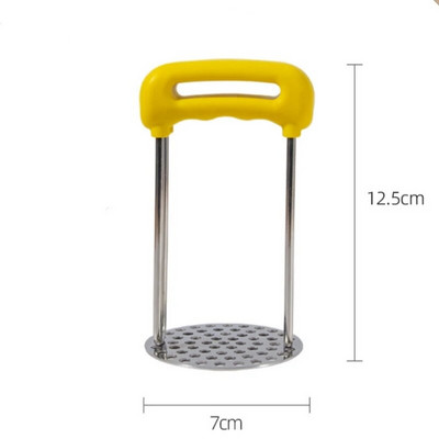 Εγχειρίδιο από ανοξείδωτο χάλυβα Pressed Potato Masher Τρίφτης ψησίματος πατάτας Θρυμματιστής Εργαλείο Μαγειρικής, Χρήσιμα Gadgets κουζίνας
