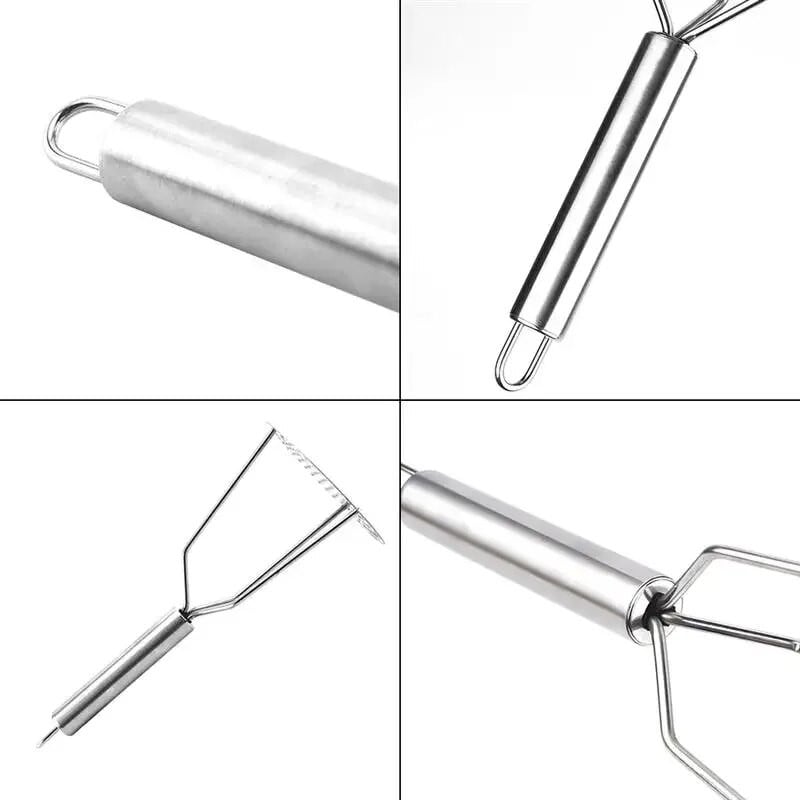 Presuotų bulvių grūstuvas ryžių tyrės sulčių gamintojas Bulvių stūmiklis Sklandžiai trintų bulvių grūstuvas Vaisių įrankiai