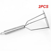 2 ΤΕΜ από ανοξείδωτο χάλυβα Potato Masher Vegetable Masher Crush Vegetable Fruit Press Maker Εργαλείο κουζίνας Gadget Αξεσουάρ κουζίνας