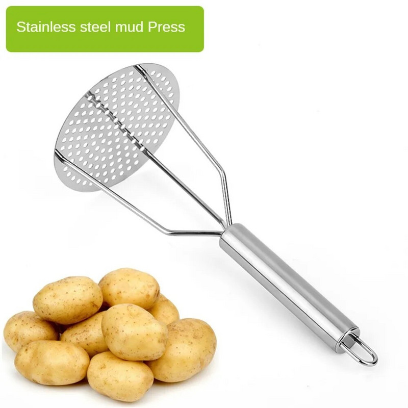 2 ΤΕΜ από ανοξείδωτο χάλυβα Potato Masher Vegetable Masher Crush Vegetable Fruit Press Maker Εργαλείο κουζίνας Gadget Αξεσουάρ κουζίνας
