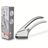 Εγχειρίδιο ανοξείδωτης πρέσας σκόρδου Garlic Pounder Οικιακή βάση για πάστα σκόρδου Αποφλοιωμένο σκόρδο (1 τεμ.)