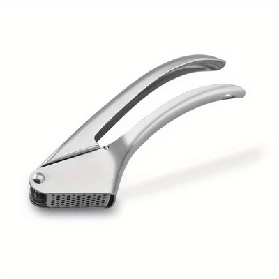 Εγχειρίδιο ανοξείδωτης πρέσας σκόρδου Garlic Pounder Οικιακή βάση για πάστα σκόρδου Αποφλοιωμένο σκόρδο (1 τεμ.)