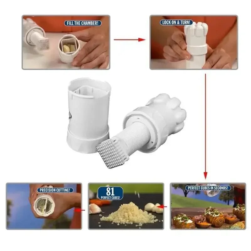 Višenamjenski češnjak Master Kitchen Gadget Alat Kotačić sjeckalice za češnjak Valjak za mljevenje češnjaka Kuhinjska pomoć Ručna drobilica za češnjak Novo