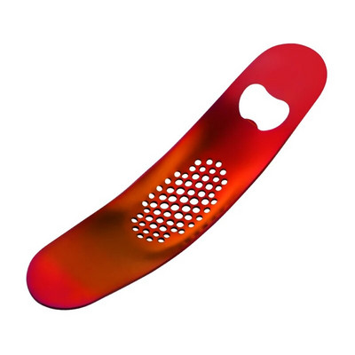 Concasor pentru presă de usturoi din oțel inoxidabil auriu 2 în 1 Unelte de gătit Gadget-uri de bucătărie Deschizător de sticle din metal pentru acasă чеснокодавка Пивной штопор