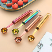 Oțel inoxidabil Pepene Pepene Pepene Pepene Minge Lingură Fructe Lingură Înghețată Sorbet Instrument de gătit Accesorii de bucătărie Gadget-uri