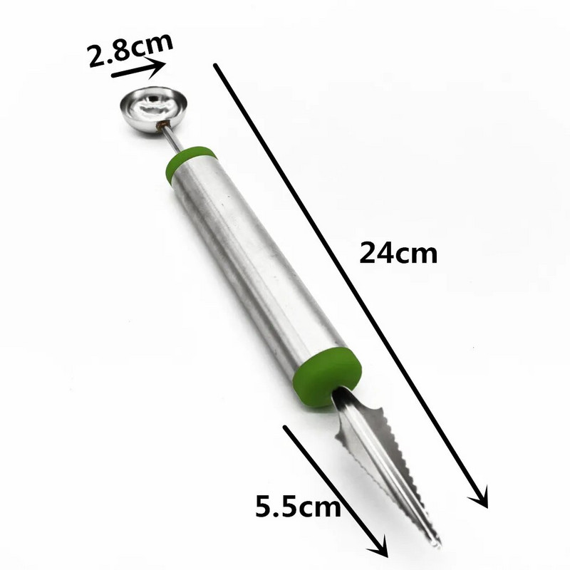 Vaisių drožybos peilis Arbūzas Baller Dekoravimo Įrankiai Ledai Kasti Kamuoliukas Šaukštas Baller Padaryk pats Šaltų patiekalų įrankis