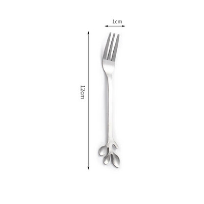 2 viename nerūdijančio plieno arbūzo šakutės pjaustyklė virtuvė Kūrybinis vaisių skirstytuvas Daržovių salotos Meliono samtelis virtuvės reikmenys