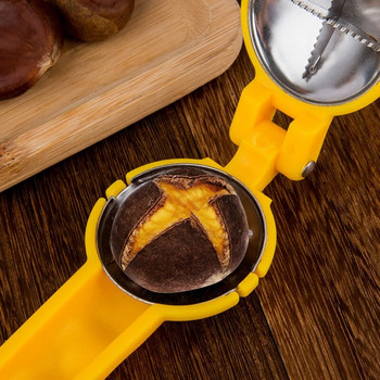 Νεότερο 2 σε 1 Nuts Sheller Chestnut Clip Πένσα καρυδιάς Home Metal Chestnut Sheller Nut Opener Cutter Shelling Εργαλεία κουζίνας 2023
