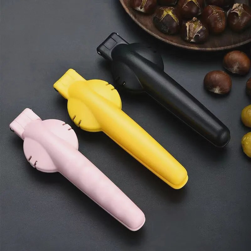 Uusimad 2 in 1 Nuts Sheller Chestnut Clip pähklitangid Avaleht Metallist Chestnut Sheller Nut Avaja Lõikur Koorte eemaldamine Köögitööriistad 2023