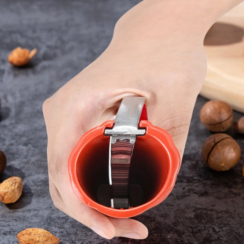 Lazdyno riešutų graikinių riešutų replės Cinko lydinio virtuvės įrankiai Piltuvėlio formos Sluoksnio atidarytuvas Pjovimo spaustukas Greitas kaštonų įtaisų spaustukas