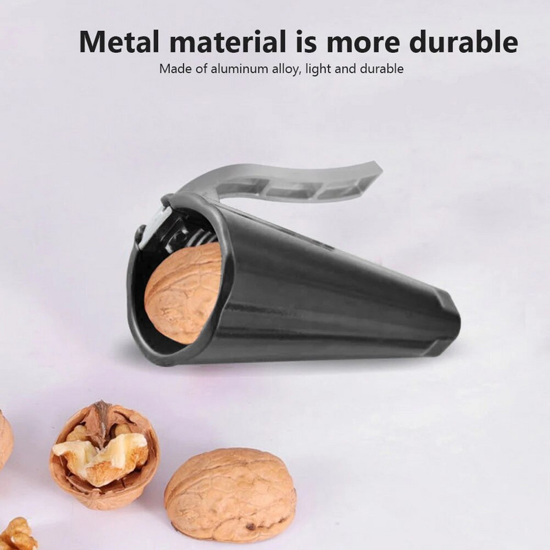 Lazdyno riešutų graikinių riešutų replės Cinko lydinio virtuvės įrankiai Piltuvėlio formos Sluoksnio atidarytuvas Pjovimo spaustukas Greitas kaštonų įtaisų spaustukas
