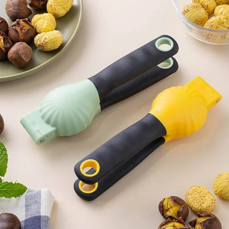 Chestnut Machine 2 in 1 Quick Clip Chestnut opener pins Walnut Chestnut Sheath Cutter Nut Cracker Sheller Αξεσουάρ κουζίνας