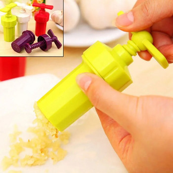 Ginger Garlic Manual Press Twist Cutter Crusher Plastic Peeler Εργαλεία κουζίνας Συσκευή πρέσας σκόρδου Handheld Ginger Garlic Tools