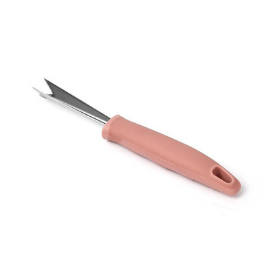 Specialus nerūdijančio plieno ananasų peilis, nulupkite ananaso odelę, iškaskite ananaso akis, silikoninė neslystanti rankena, vaisių parduotuvės įrankiai