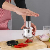 1PC Multifunctional Presa de mana Taietor de Alimente Ceapa Nuci Tocator Tocator Manual Siguranta eficienta Fructe Legume Tocator Instrument de bucatarie