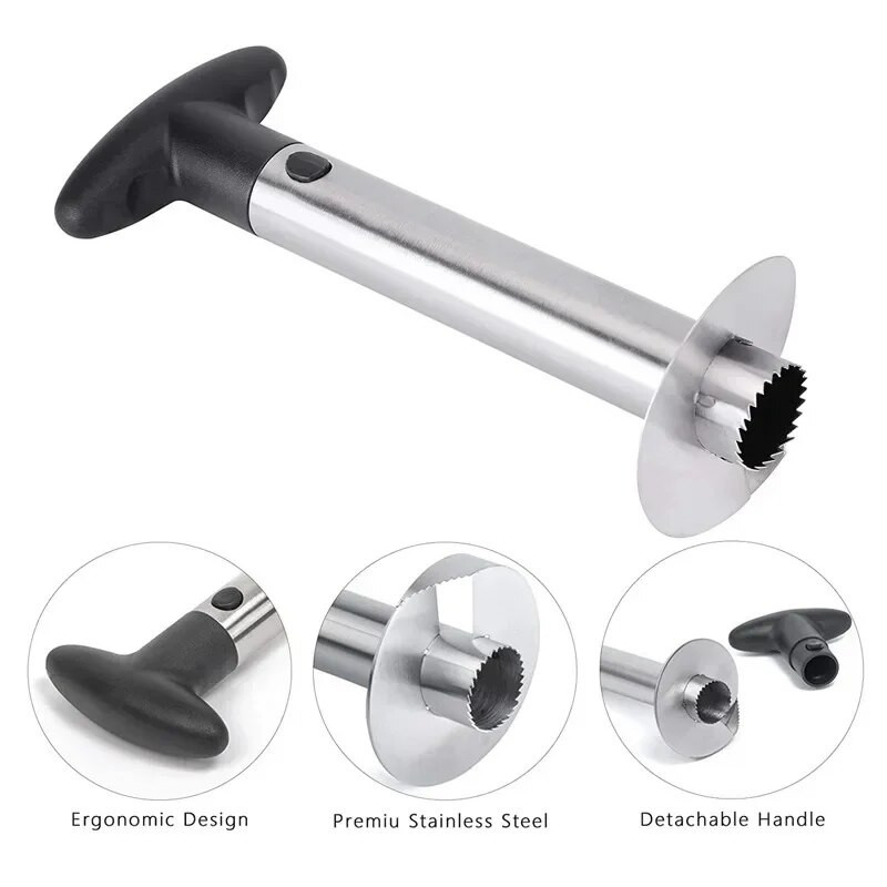 Ananasų pjaustyklė Skustukas Pjaustyklė Parer Peilis Nerūdijantis plienas Virtuvės vaisiai Įrankiai Maisto gaminimo įrankiai Virtuvės priedai Virtuvės prietaisai