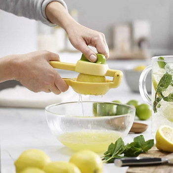 Ротационна ръчна лимоноизстисквачка Ръчно пресована сокоизстисквачка за портокалови плодове Преносима практична домашна кухня Мини блендер