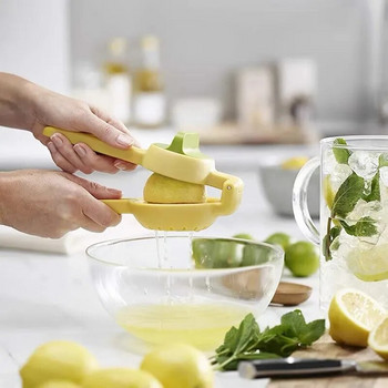 Ротационна ръчна лимоноизстисквачка Ръчно пресована сокоизстисквачка за портокалови плодове Преносима практична домашна кухня Мини блендер