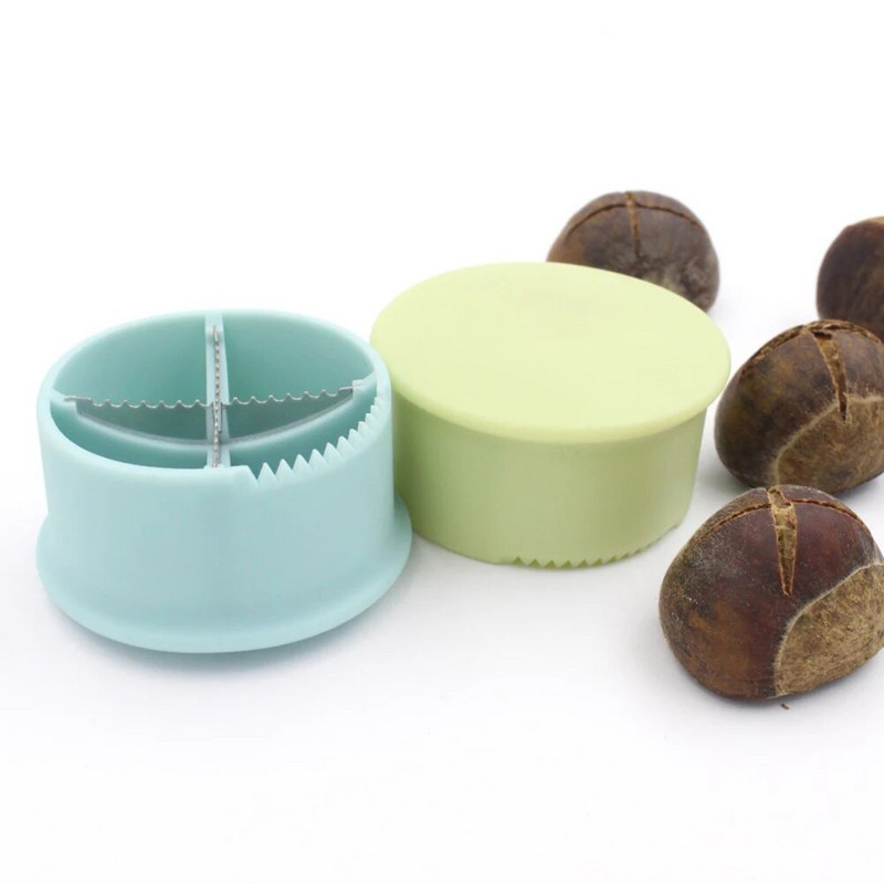 Pähklipureja Sheller Chestnut Cross avatud nuga Kiirkastanilõikur Pähkliavaja Sheller Pähklitangid Köögividinad