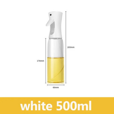 Aliejaus purškimo purkštuvas Butelis virimui virtuvėje Alyvuogių aliejaus purkštuvas stovyklavimui BBQ Kepimo actas Sojų padažas 200ml 300ml 500ml