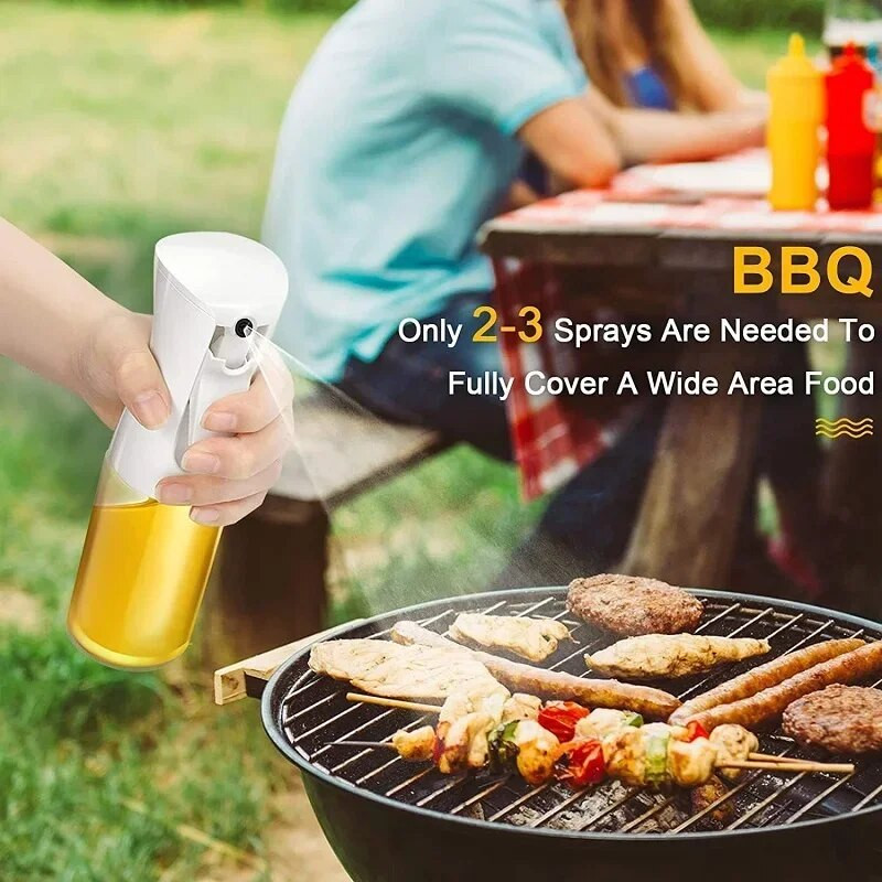 Aliejaus purškimo purkštuvas Butelis virimui virtuvėje Alyvuogių aliejaus purkštuvas stovyklavimui BBQ Kepimo actas Sojų padažas 200ml 300ml 500ml