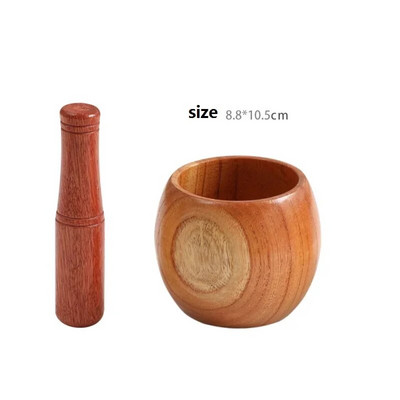 Česnakų smulkintuvo vadovas Česnakų trintuvas Medinis česnako stiklainis Tradicinis natūralaus medžio česnako stiklainis Virtuvės maisto trintuvas Virtuvės prietaisai