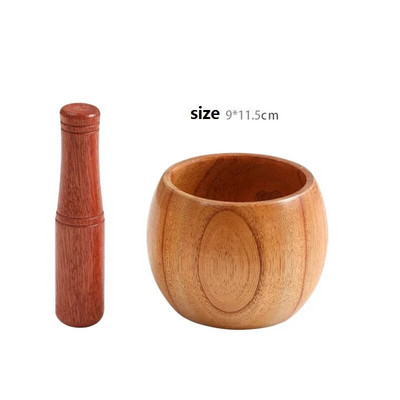 Česnakų smulkintuvo vadovas Česnakų trintuvas Medinis česnako stiklainis Tradicinis natūralaus medžio česnako stiklainis Virtuvės maisto trintuvas Virtuvės prietaisai