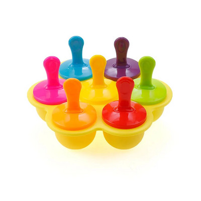 Silikoninis pasaulis Ledai Ledai Pelėsiai Nešiojami Silikoniniai Popsicle Formelių Kamuoliukai Kūdikiams Pasidaryk pats maisto papildai Įrankiai Vaisių kokteilis