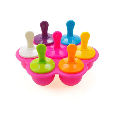Silikoninis pasaulis Ledai Ledai Pelėsiai Nešiojami Silikoniniai Popsicle Formelių Kamuoliukai Kūdikiams Pasidaryk pats maisto papildai Įrankiai Vaisių kokteilis