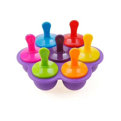 Silikoninis pasaulis Ledai Ledai Pelėsiai Nešiojami Silikoniniai Popsicle Formelių Kamuoliukai Kūdikiams Pasidaryk pats maisto papildai Įrankiai Vaisių kokteilis