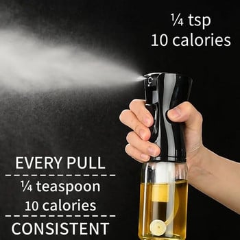 200/300 ml Oil Spray for Kitchen Oil Nebulizer Dispenser Spray Oil Sprayer Airfryer BBQ Camping Olive Oil Diffuser Cooking