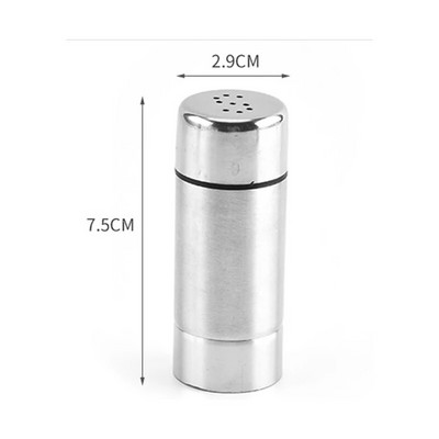 Posude za papar Dozator začina s podesivim rupama za sipanje Pepper Shaker Limenke za začine koje se mogu ponovno puniti