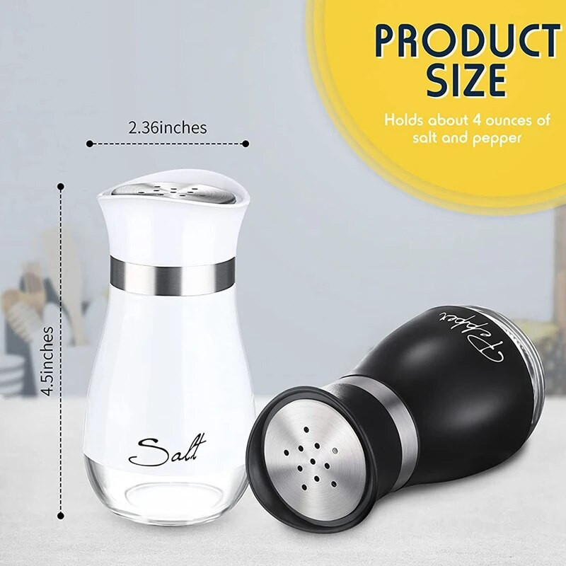 Posude za papar Dozator začina s podesivim rupama za sipanje Pepper Shaker Limenke za začine koje se mogu ponovno puniti