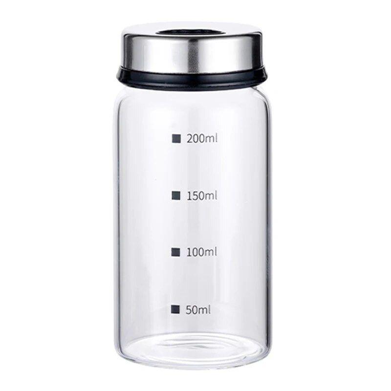 Onlycook kuhinjska posuda za sol i papar Dozator začina s podesivim rupama za izlijevanje, poklopcem od nehrđajućeg čelika i staklenom bocom za roštilj